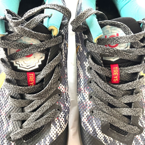 Nike Sneakers KD Trey 5 II China Black with Teal and Gold Accents SZ 8 Worn 1X - Picture 10 of 13